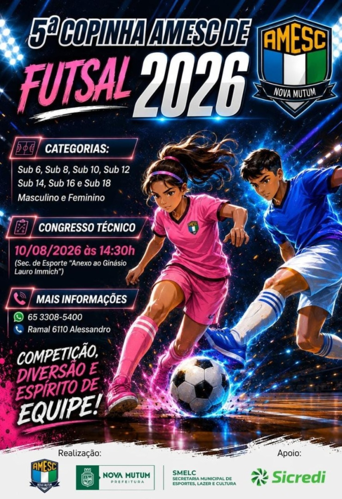 5&ordf; COPINHA AMESC DE FUTSAL