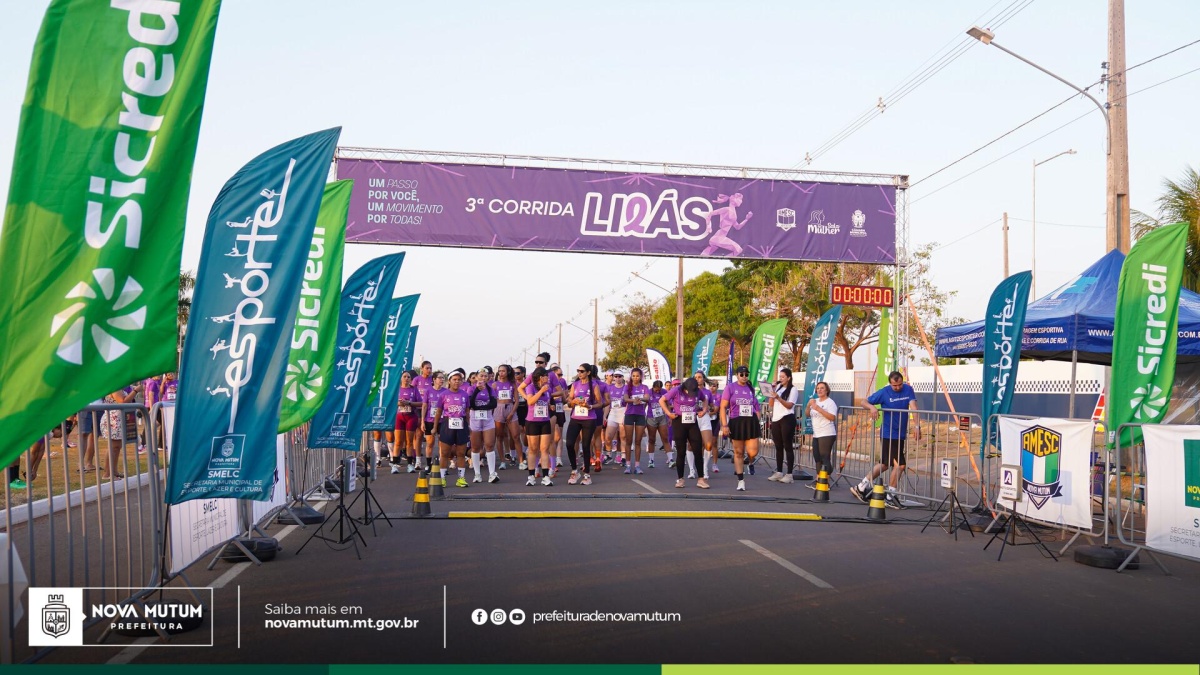 3&ordf; TERCEIRA CORRIDA LIL&Aacute;S &Eacute; REALIZADA EM NOVA MUTUM