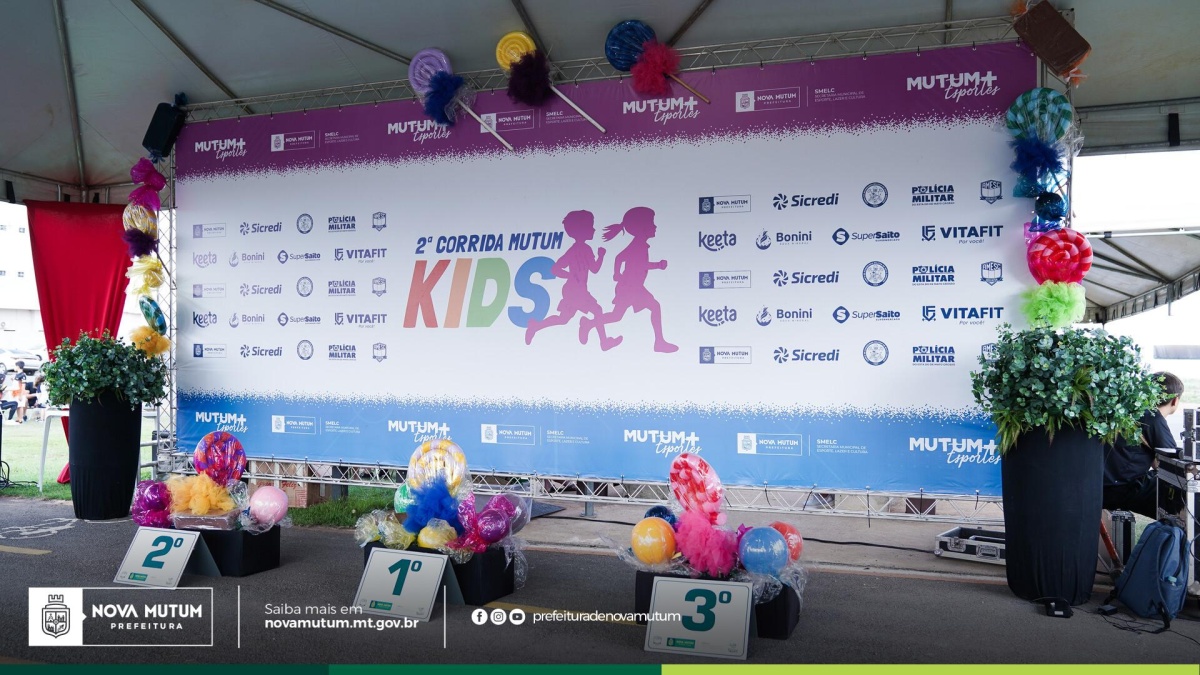 2&ordf; CORRIDA MUTUM KIDS &Eacute; REALIZADA EM NOVA MUTUM
